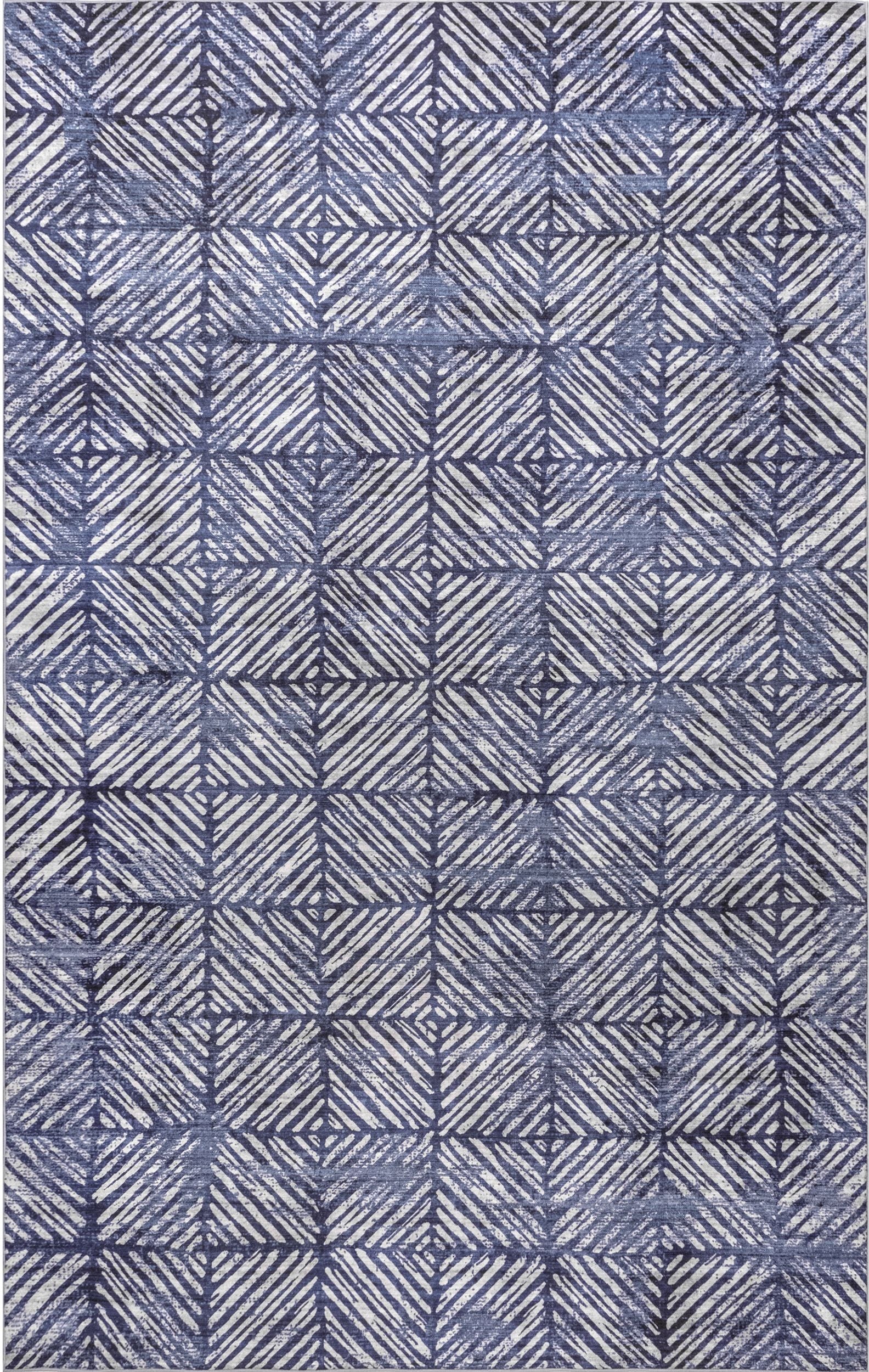 AreaRugs.com Wavaj Nwa1003A Blue Area Rug