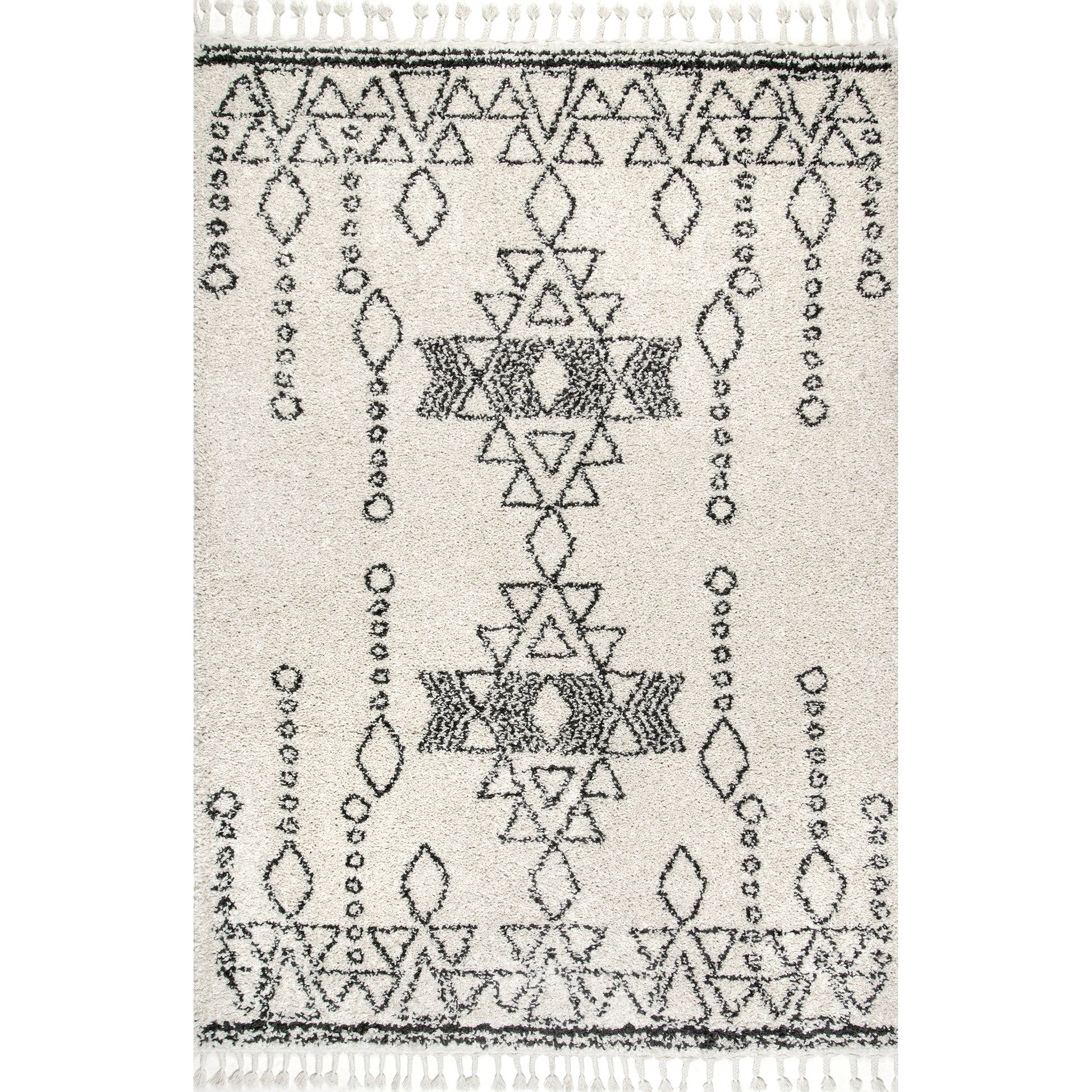 Nuloom Veola Moroccan Tribal Nve1838A Off White Area Rug