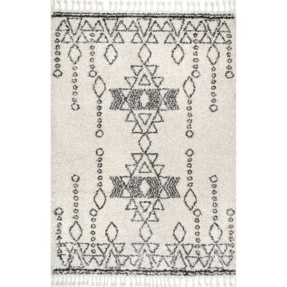 Nuloom Veola Moroccan Tribal Nve1838A Off White Area Rug