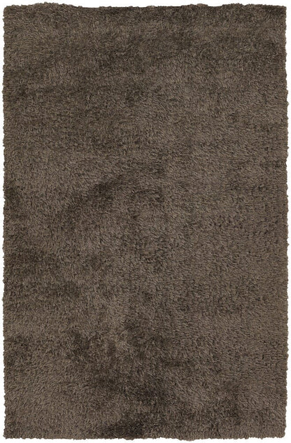 Chandra Oyster oys23602 Black Shag Area Rug