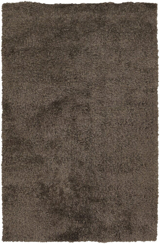 Chandra Oyster oys23602 Black Shag Area Rug