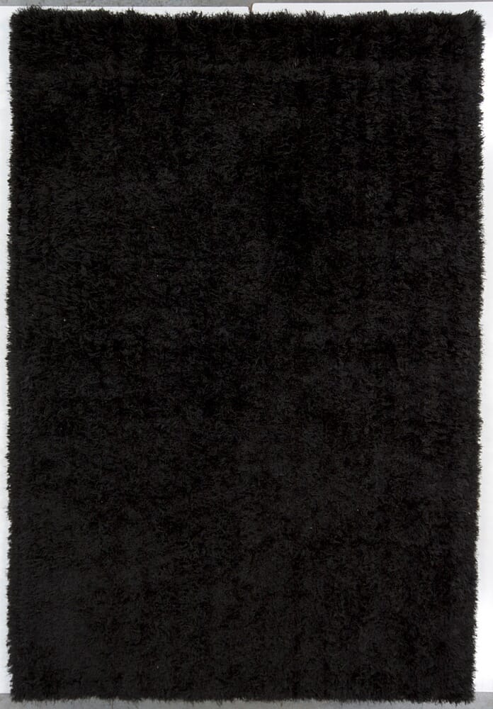 Chandra Oyster oys23603 Black Shag Area Rug