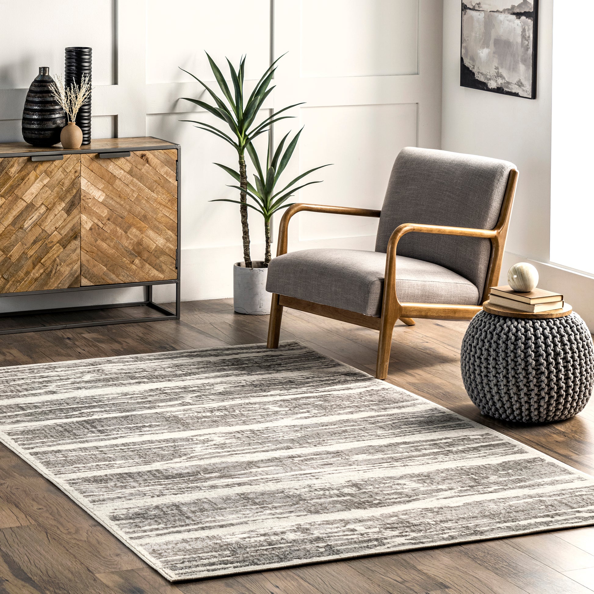 Nuloom Letty Nle1740A Gray Area Rug