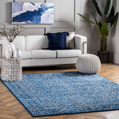 Nuloom Vintage Waddell Nvi3128B Dark Blue Area Rug