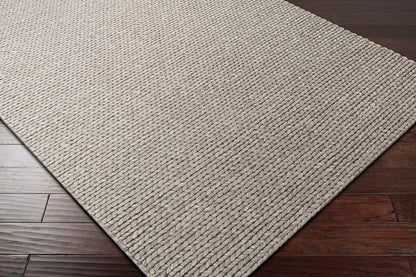 Surya Ozark Ozk-2300 Light Gray, White Area Rug