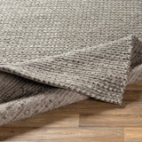 Surya Ozark Ozk-2300 Light Gray, White Rugs.