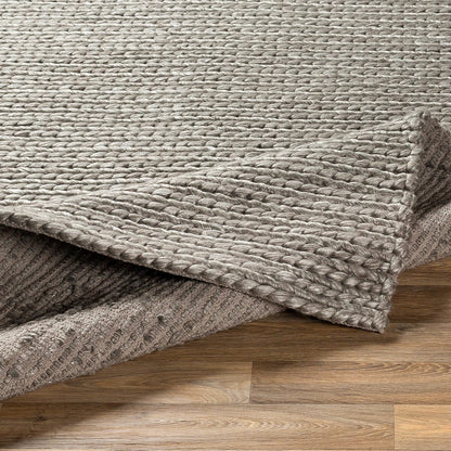 Surya Ozark Ozk-2300 Light Gray, White Area Rug