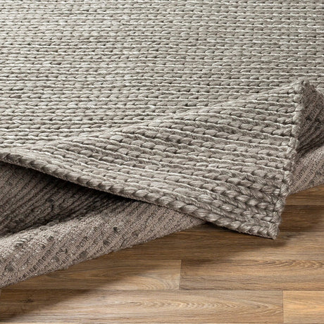Surya Ozark Ozk-2300 Light Gray, White Rugs.