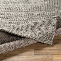 Surya Ozark Ozk-2300 Light Gray, White Area Rug