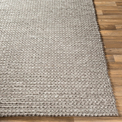 Surya Ozark Ozk-2300 Light Gray, White Area Rug