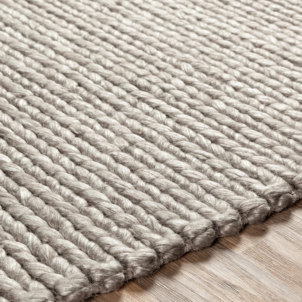 Surya Ozark Ozk-2300 Light Gray, White Area Rug