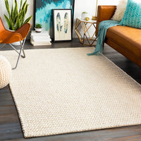 Surya Ozark Ozk-2301 Cream, Dark Brown Area Rug