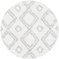 AreaRugs.com Nakra Ozsg White Rugs