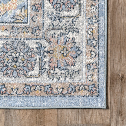 AreaRugs.com Wavaj Nwa1261A Blue Area Rug