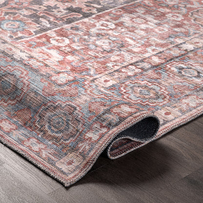 AreaRugs.com Wavaj Nwa1233B Rust Area Rug