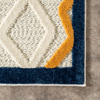 Nuloom Aiko Moroccan Nai2366A Blue Area Rug