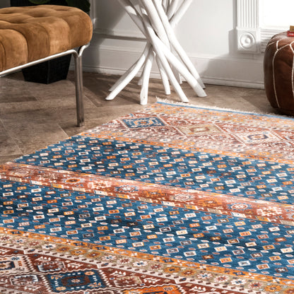 Nuloom Ensley Native Nen2130A Blue Area Rug