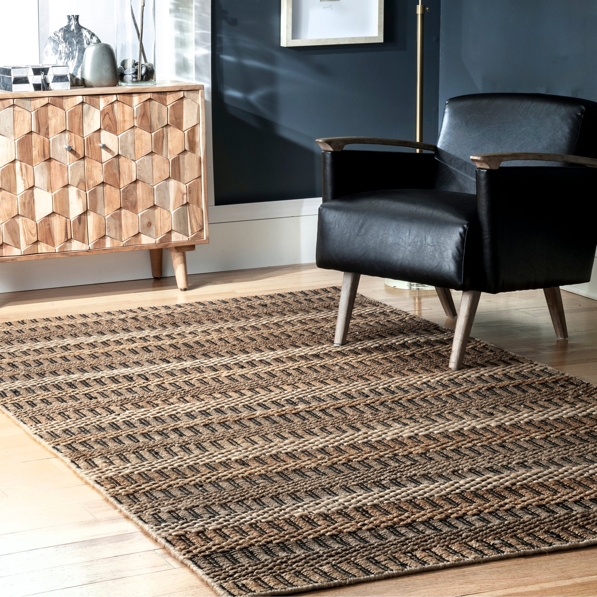 Nuloom Coraline Basketweave Nco1417A Natural Area Rug