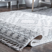 Nuloom Vasiliki Moroccan Nva1836F White Area Rug