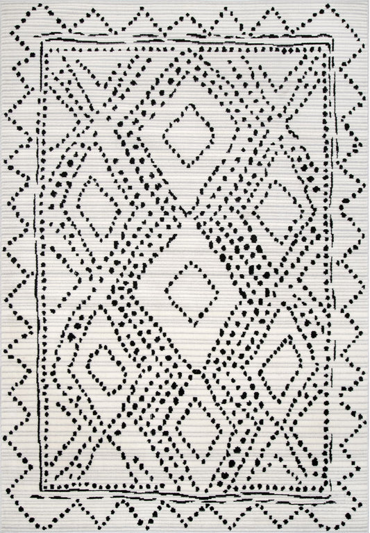 Nuloom Mila Moroccan Trellis Nmi1710B Gray Area Rug