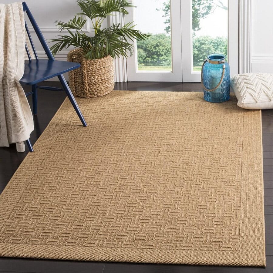 Safavieh Palm Beach Pab359M Maize Natural Fiber Area Rug