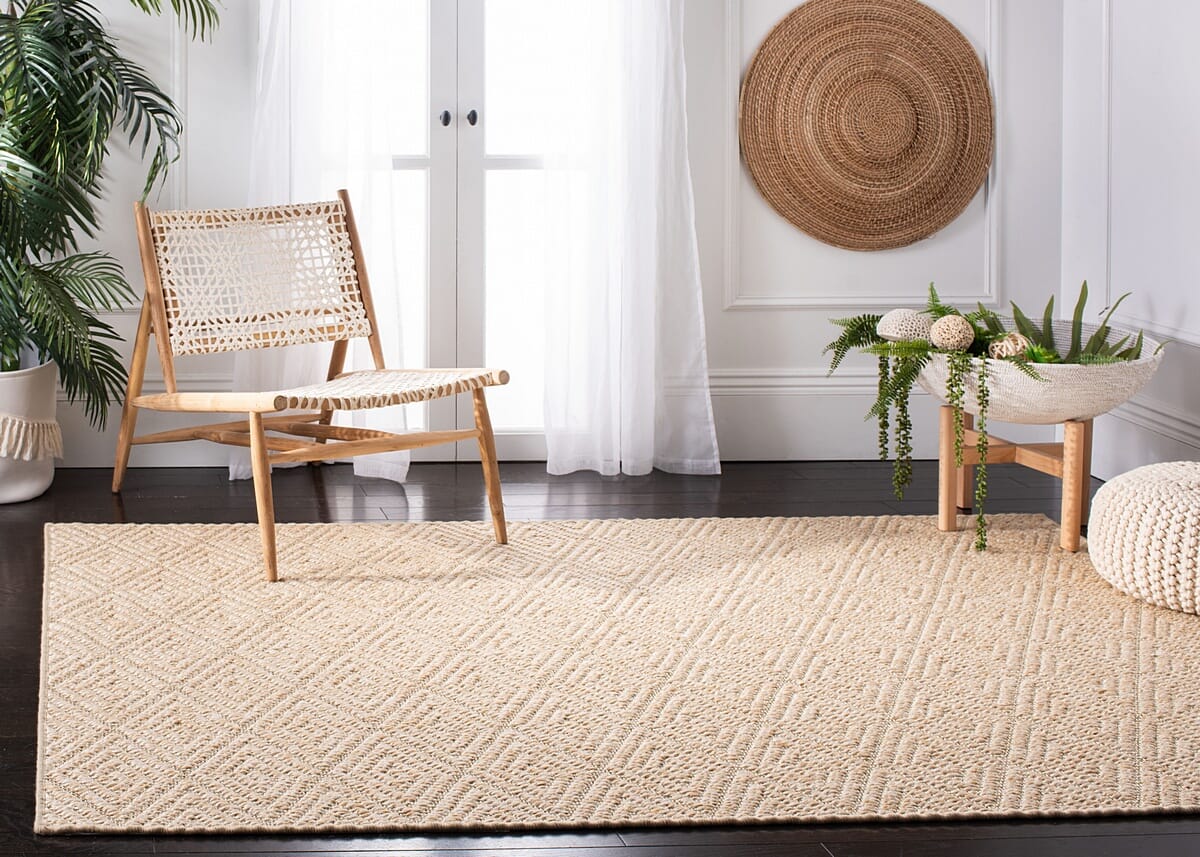 Safavieh Palm Beach Pab360A Beige / Beige Geometric Area Rug