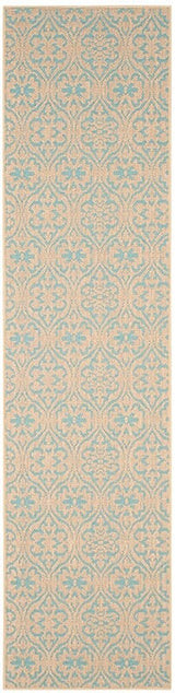 Safavieh Palm Beach Pab511A Natural / Turquoise Rugs.