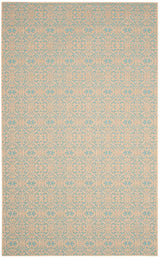 Safavieh Palm Beach Pab511A Natural / Turquoise Rugs.