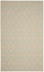 Safavieh Palm Beach Pab511A Natural / Turquoise Natural Fiber Area Rug