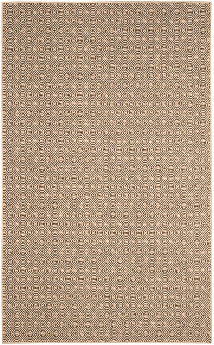 Safavieh Palm Beach Pab512A Natural / Black Natural Fiber Area Rug