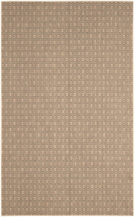 Safavieh Palm Beach Pab512A Natural / Black Rugs.