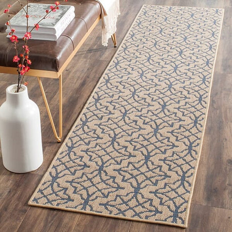 Safavieh Palm Beach Pab513A Natural / Black Rugs.