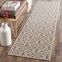 Safavieh Palm Beach Pab513A Natural / Black Geometric Area Rug