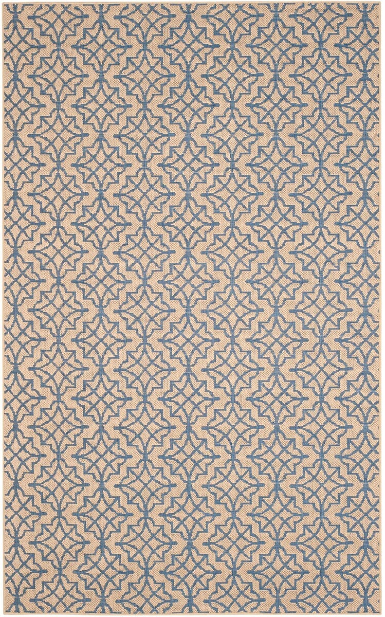 Safavieh Palm Beach Pab513A Natural / Black Geometric Area Rug