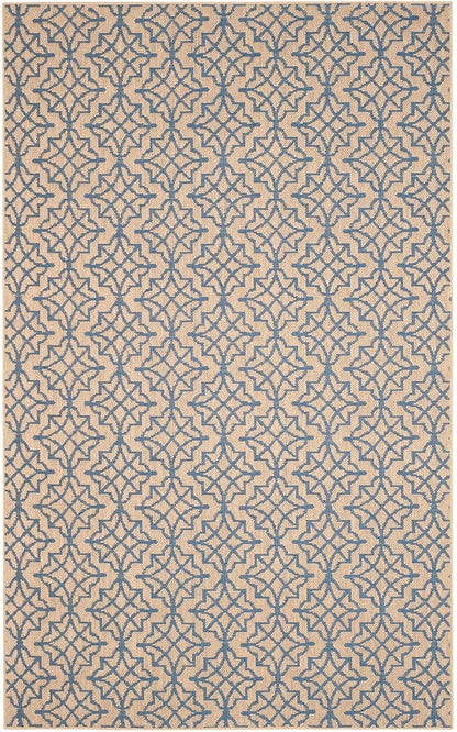 Safavieh Palm Beach Pab513A Natural / Black Geometric Area Rug