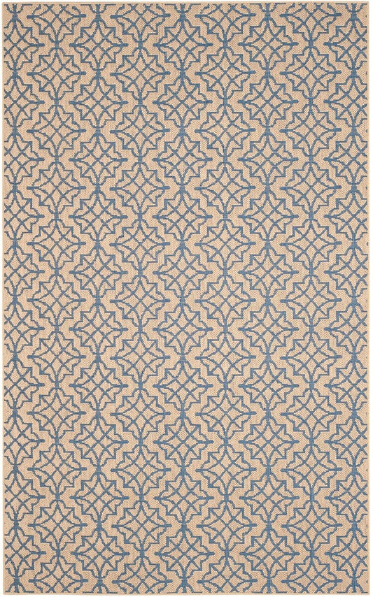 Safavieh Palm Beach Pab513A Natural / Black Geometric Area Rug