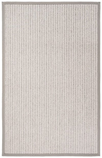 Safavieh Palm Beach Pab615G Silver / Ivory Bordered Area Rug