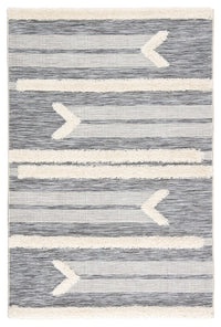 Jaipur Parades Hanai Pad03 Gray Moroccan Area Rug