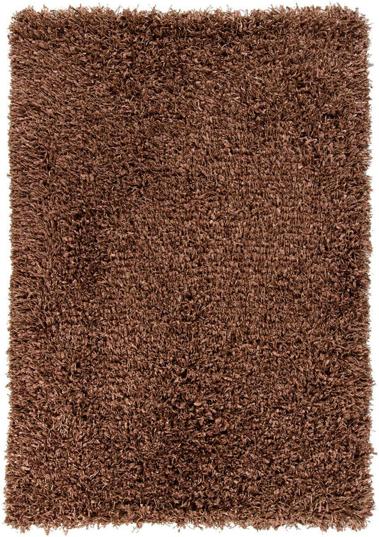 Chandra Pampa Pam2702 Brown Shag Area Rug