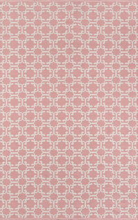 Momeni Madcap Cottage Palm Beach Via Mizner Pam-2 Pink Geometric Area Rug