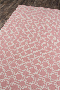 Momeni Madcap Cottage Palm Beach Via Mizner Pam-2 Pink Geometric Area Rug