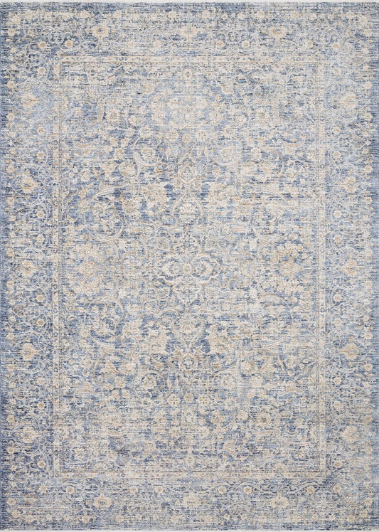 Loloi Pandora Pan-01 Blue / Gold Vintage / Distressed Area Rug