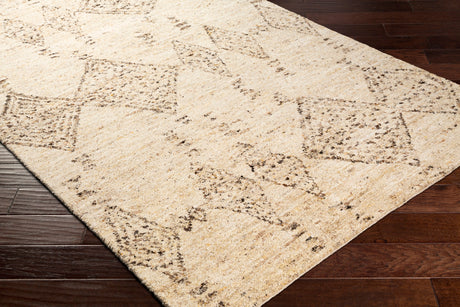 Surya Pampa Pap-1001 Butter, Cream, Dark Brown, Charcoal Rugs.