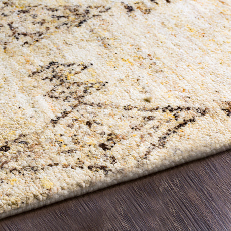 Surya Pampa Pap-1001 Butter, Cream, Dark Brown, Charcoal Rugs.