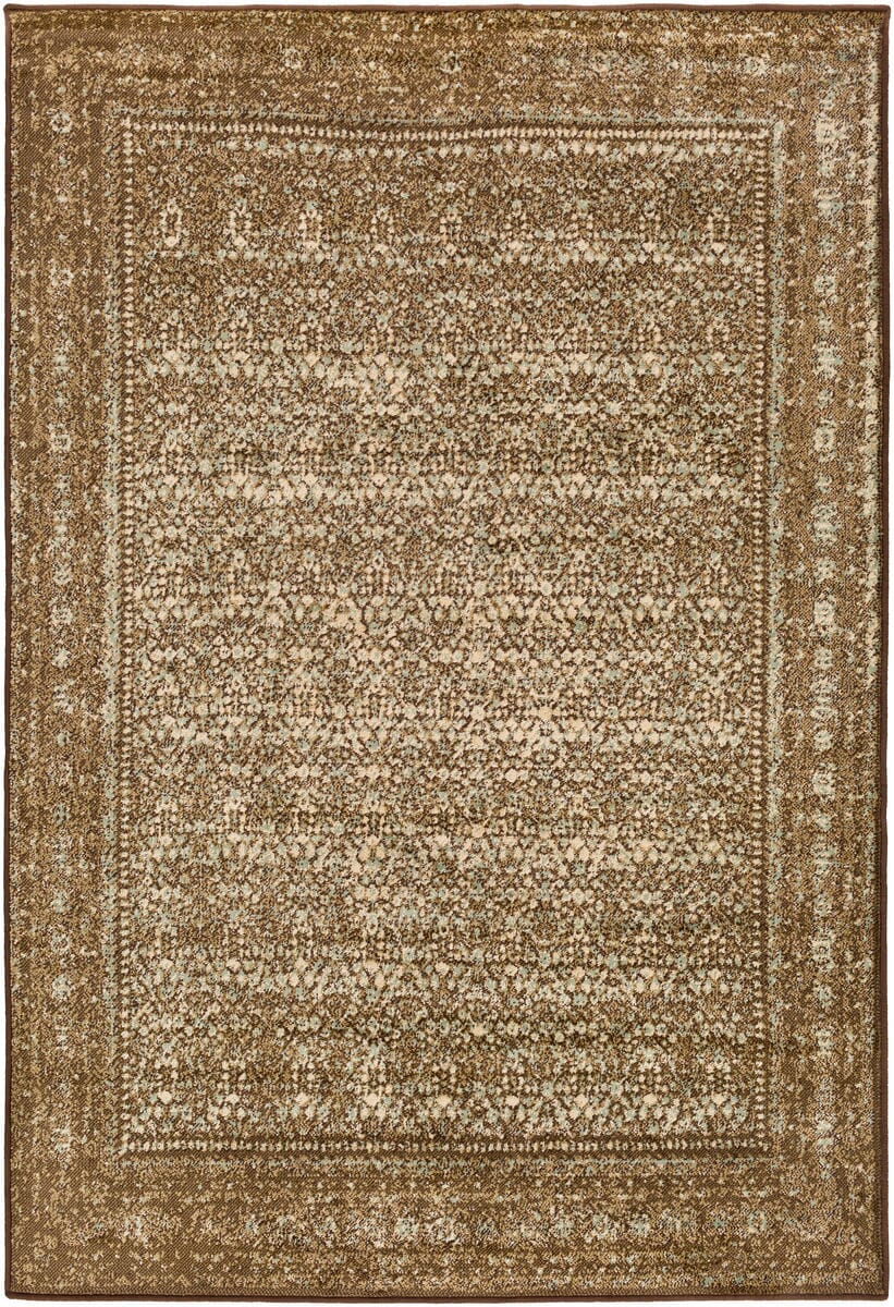 Surya Paramount Par-1076 Dark Brown, Tan, Pale Blue, Beige Area Rug