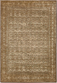 Surya Paramount Par-1076 Dark Brown, Tan, Pale Blue, Beige Area Rug