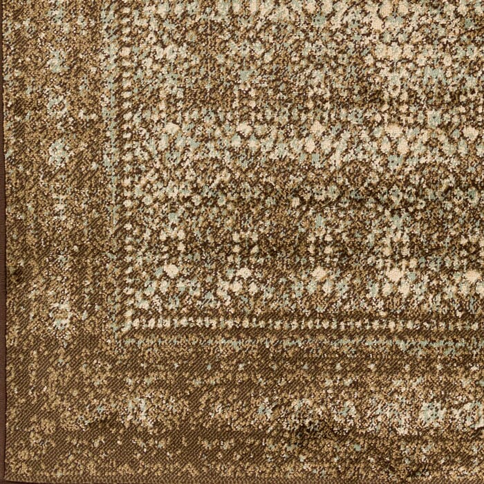 Surya Paramount Par-1076 Dark Brown, Tan, Pale Blue, Beige Area Rug