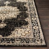 Surya Paramount Par-1089 Black, Charcoal, Khaki, Medium Gray Rugs.