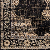 Surya Paramount Par-1089 Black, Charcoal, Khaki, Medium Gray Rugs.