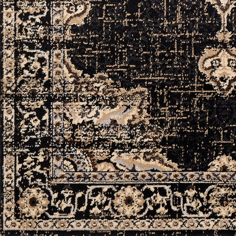 Surya Paramount Par-1089 Black, Charcoal, Khaki, Medium Gray Rugs.